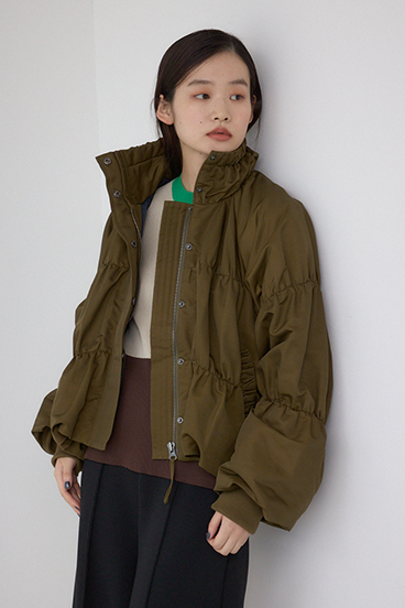 【PLUS】ギャザーバルーンブルゾン 詳細画像