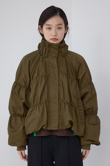 【PLUS】ギャザーバルーンブルゾン 詳細画像