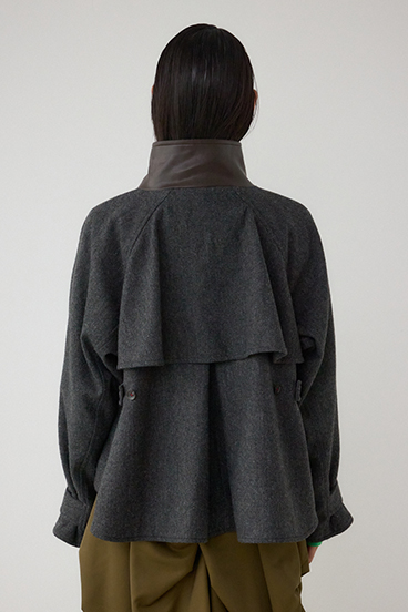 【PLUS】コンビネーションフレアコート 詳細画像