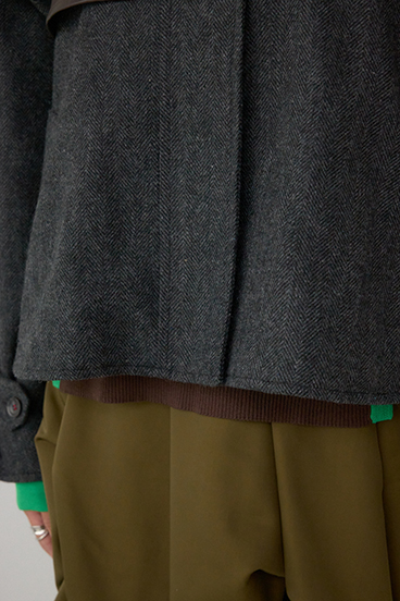 【PLUS】コンビネーションフレアコート 詳細画像