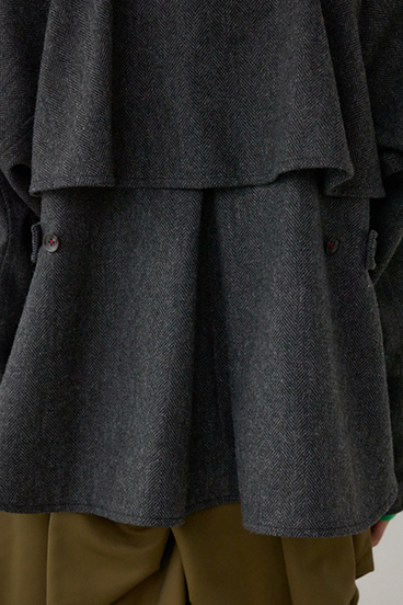 【PLUS】コンビネーションフレアコート 詳細画像