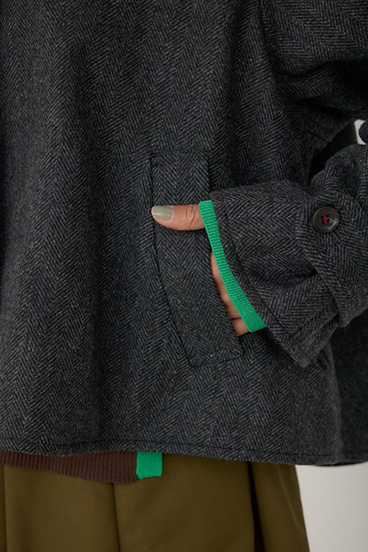 【PLUS】コンビネーションフレアコート 詳細画像