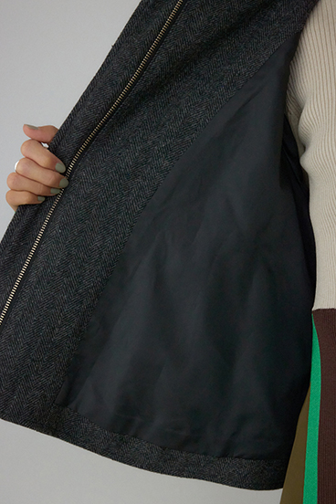 【PLUS】コンビネーションフレアコート 詳細画像