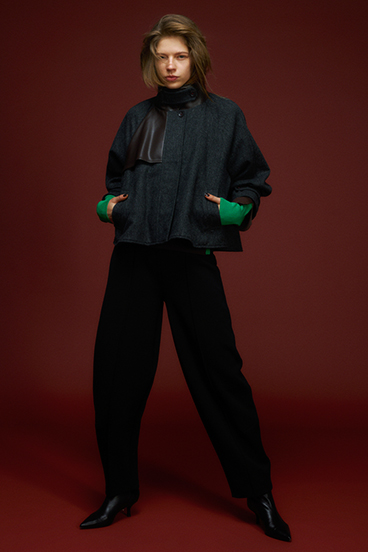 【PLUS】コンビネーションフレアコート