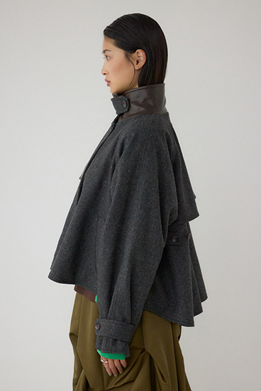 【PLUS】コンビネーションフレアコート 詳細画像