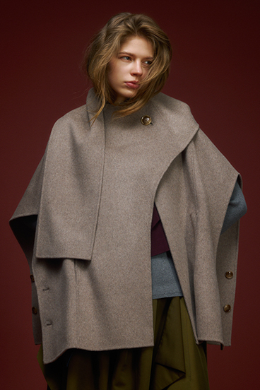 【PLUS】ストールリバーポンチョ