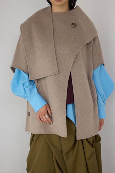 【PLUS】ストールリバーポンチョ 詳細画像