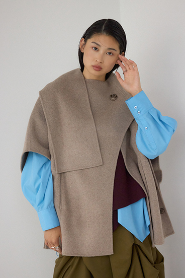 【PLUS】ストールリバーポンチョ 詳細画像