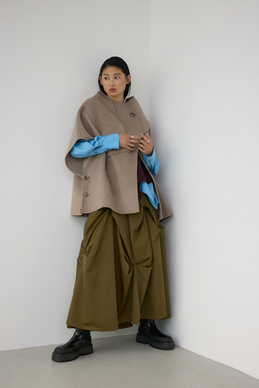 【PLUS】ストールリバーポンチョ 詳細画像