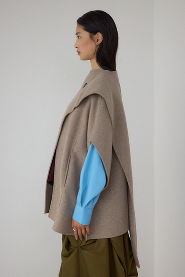 【PLUS】ストールリバーポンチョ 詳細画像
