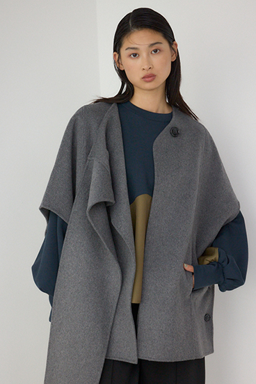 【PLUS】ストールリバーポンチョ 詳細画像