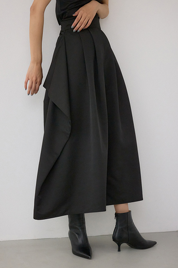 【PLUS】ドレープワイドパンツ