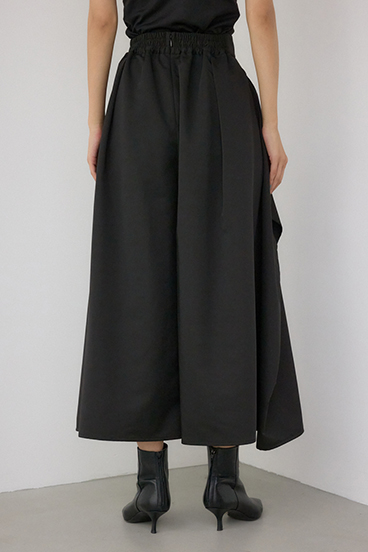 【PLUS】ドレープワイドパンツ 詳細画像