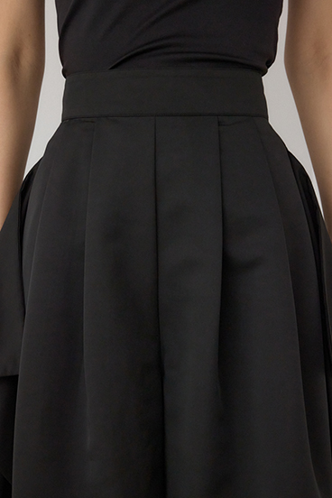 【PLUS】ドレープワイドパンツ 詳細画像