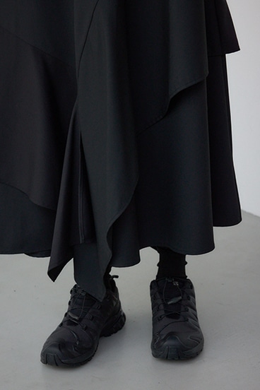 【PLUS】レイヤードスカート 詳細画像