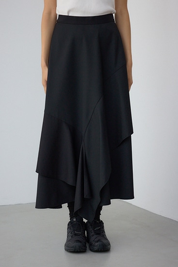 【PLUS】レイヤードスカート 詳細画像