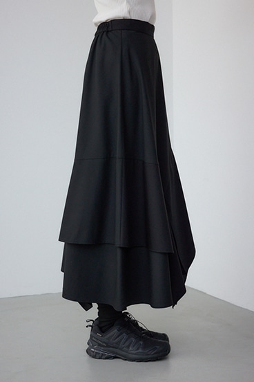 【PLUS】レイヤードスカート 詳細画像
