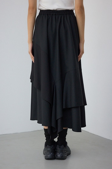【PLUS】レイヤードスカート 詳細画像