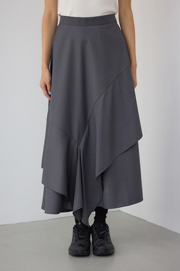 【PLUS】レイヤードスカート 詳細画像