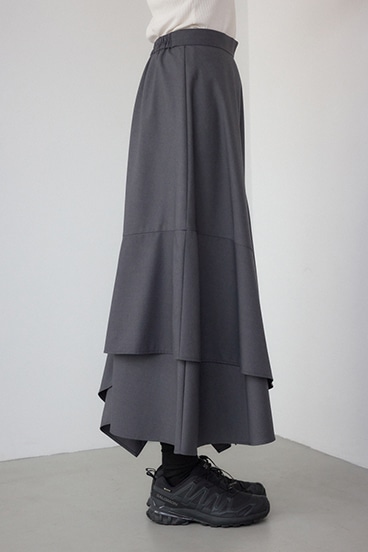 【PLUS】レイヤードスカート 詳細画像