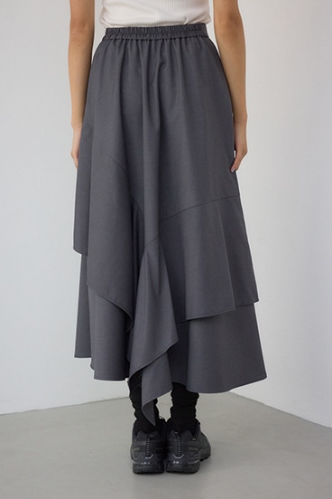 【PLUS】レイヤードスカート 詳細画像