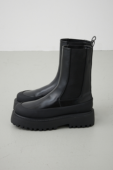 【PLUS】サイドゴアブーツ 詳細画像