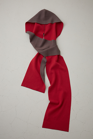 【PLUS】リバーシブルフーディーマフラー 詳細画像