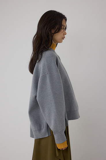 【PLUS】レイヤードライクブロッキングプルオーバー 詳細画像