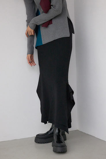 【PLUS】パネルマーメイドスカート