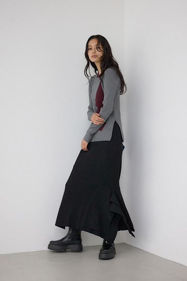 【PLUS】パネルマーメイドスカート 詳細画像