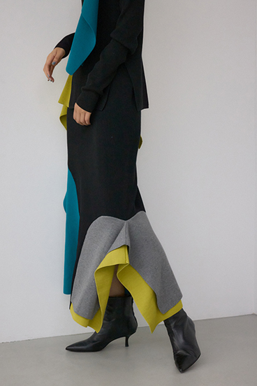 【PLUS】パネルマーメイドスカート