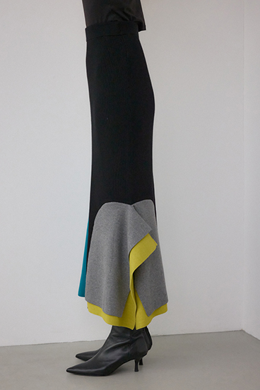 【PLUS】パネルマーメイドスカート 詳細画像