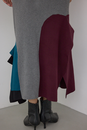 【PLUS】パネルマーメイドスカート 詳細画像