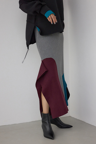 【PLUS】パネルマーメイドスカート