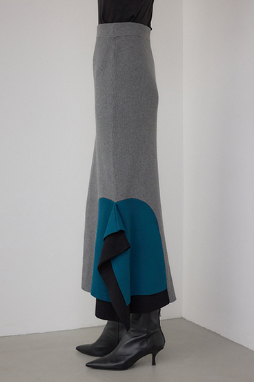 【PLUS】パネルマーメイドスカート 詳細画像