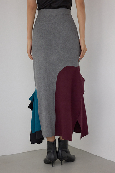 【PLUS】パネルマーメイドスカート 詳細画像