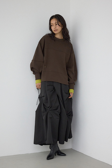 【PLUS】レイヤードダンボールトップス 詳細画像