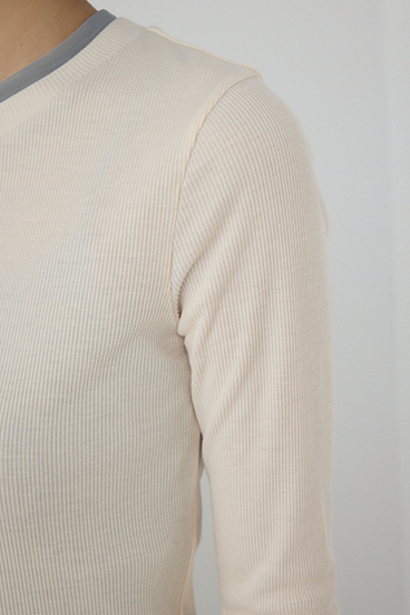 【PLUS】シアードッキングトップス 詳細画像