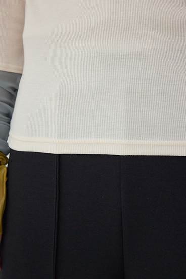 【PLUS】シアードッキングトップス 詳細画像