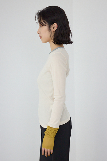 【PLUS】シアードッキングトップス 詳細画像