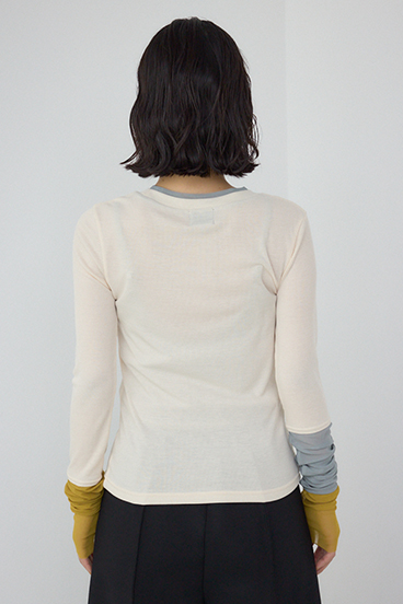 【PLUS】シアードッキングトップス 詳細画像