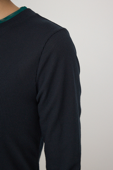 【PLUS】シアードッキングトップス 詳細画像