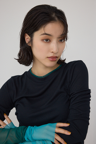 【PLUS】シアードッキングトップス 詳細画像