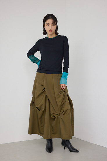 【PLUS】シアードッキングトップス 詳細画像