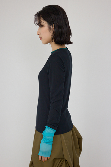 【PLUS】シアードッキングトップス 詳細画像