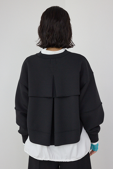 【PLUS】ダンボールフレアショートトップス 詳細画像