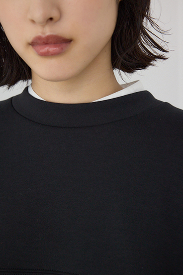 【PLUS】ダンボールフレアショートトップス 詳細画像