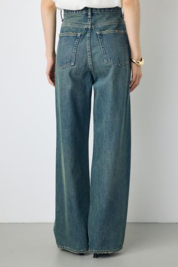 AZUL DENIM ハイウエストワイドデニム 詳細画像
