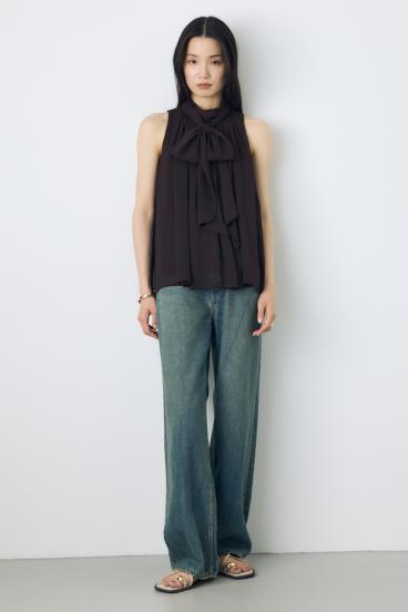 AZUL DENIM ハイウエストワイドデニム 詳細画像