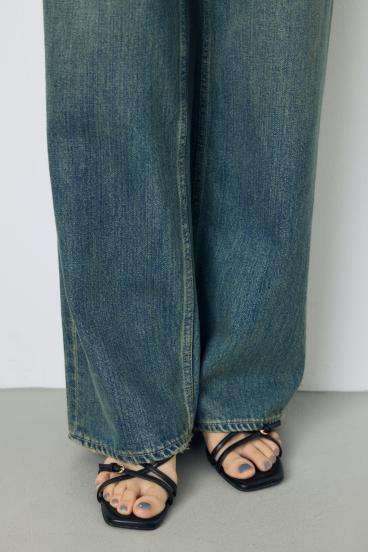 AZUL DENIM ハイウエストワイドデニム 詳細画像